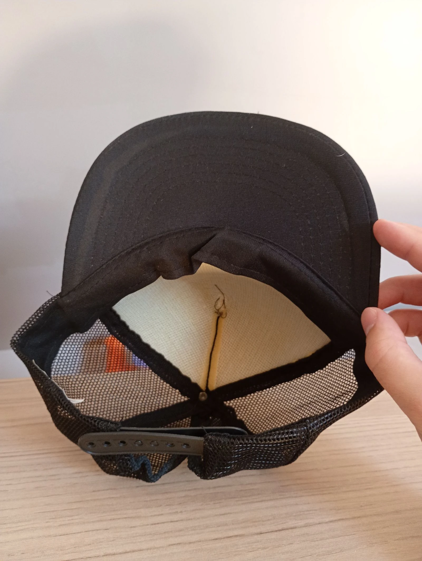 Gorra vintage de los años 90 snapback negra – photo 2
